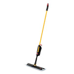 Load image into Gallery viewer, Light Commercial Spray Mop, 18&quot; Wide Blue Head, 52&quot; Steel Handle
