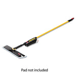 Load image into Gallery viewer, Light Commercial Spray Mop, 18&quot; Wide Blue Head, 52&quot; Steel Handle
