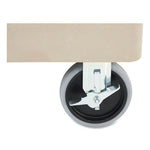 Load image into Gallery viewer, Heavy-duty Utility Cart With Lipped Shelves, Plastic, 2 Shelves, 500 Lb Capacity, 25.9&quot; X 45.2&quot; X 32.2&quot;, Beige
