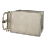 Load image into Gallery viewer, Heavy-duty Utility Cart With Lipped Shelves, Plastic, 2 Shelves, 500 Lb Capacity, 25.9&quot; X 45.2&quot; X 32.2&quot;, Beige
