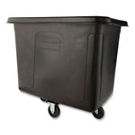Load image into Gallery viewer, Cube Truck, 105 Gal, 500 Lb Capacity, Plastic, Black
