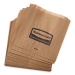Load image into Gallery viewer, Waxed Napkin Receptacle Liners, 2.75&quot; X 8.5&quot;, Brown, 250/carton
