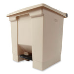 Load image into Gallery viewer, Indoor Utility Step-on Waste Container, 8 Gal, Plastic, Beige
