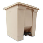 Load image into Gallery viewer, Indoor Utility Step-on Waste Container, 8 Gal, Plastic, Beige
