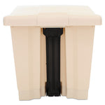 Load image into Gallery viewer, Indoor Utility Step-on Waste Container, 8 Gal, Plastic, Beige
