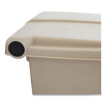 Load image into Gallery viewer, Indoor Utility Step-on Waste Container, 12 Gal, Plastic, Beige
