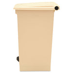 Load image into Gallery viewer, Indoor Utility Step-on Waste Container, 12 Gal, Plastic, Beige
