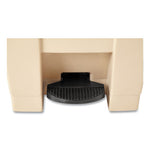 Load image into Gallery viewer, Indoor Utility Step-on Waste Container, 12 Gal, Plastic, Beige

