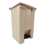 Load image into Gallery viewer, Indoor Utility Step-on Waste Container, 12 Gal, Plastic, Beige
