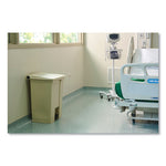 Load image into Gallery viewer, Legacy Step-on Receptacle, 18 Gal, Polyethylene, Beige
