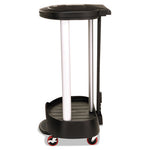 Load image into Gallery viewer, Premium Step-on Linen Hamper, 30 Gal, 20.38w X 22.25d X 37.88h, Aluminum/plastic, Black
