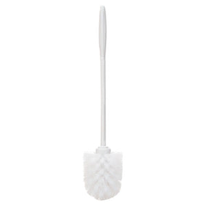 Toilet Bowl Brush, 10" Handle, White