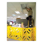 Load image into Gallery viewer, Portable Mobile Safety Barrier, Plastic, 13 Ft X 40&quot;, Yellow
