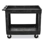 Load image into Gallery viewer, Service/utility Carts, Plastic, 2 Shelves, 500 Lb Capacity, 24&quot; X 40&quot; X 31.25&quot;, Black
