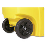 Load image into Gallery viewer, Square Brute Rollout Container, 50 Gal, Molded Plastic, Yellow
