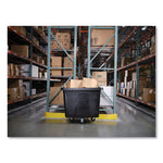 Load image into Gallery viewer, Cube Truck, 119.7 Gal, 500 Lb Capacity, Plastic/metal, Black
