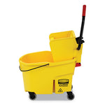 Load image into Gallery viewer, Wavebrake 2.0 Bucket/wringer Combos, Side-press, 44 Qt, Plastic, Yellow
