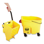 Load image into Gallery viewer, Wavebrake 2.0 Bucket/wringer Combos, Side-press, 44 Qt, Plastic, Yellow
