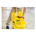 Load image into Gallery viewer, Wavebrake 2.0 Bucket/wringer Combos, Down-press, 35 Qt, Plastic, Yellow
