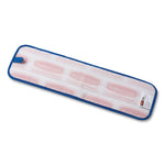Load image into Gallery viewer, Microfiber Wet Room Pad, Split Nylon/polyester Blend, 18&quot;, Blue, 12/carton
