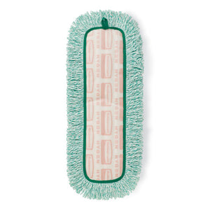 Dust Pad With Fringe, Microfiber, 18" Long, Green