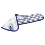 Load image into Gallery viewer, Microfiber Finish Pad, 18 X 5.5, Blue/white, 6/box
