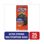 Load image into Gallery viewer, Ultra Flex Waste Bags, 30 Gal, 1.05 Mil, 6&quot; X 2.1&quot;, Black, 150/carton

