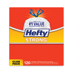Load image into Gallery viewer, Strong Tall Kitchen Drawstring Bags, 13 Gal, 0.9 Mil, 23.75&quot; X 27&quot;, White, 90 Bags/box, 3 Boxes/carton
