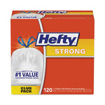Load image into Gallery viewer, Strong Tall Kitchen Drawstring Bags, 13 Gal, 0.9 Mil, 23.75&quot; X 27&quot;, White, 90/box
