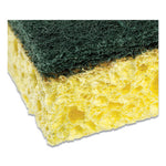Load image into Gallery viewer, Heavy-duty Scrubbing Sponge, 3.5 X 6, 0.85&quot; Thick, Yellow/green, 20/carton
