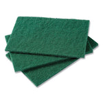 Load image into Gallery viewer, Medium-duty Scouring Pad, 6 X 9, Green, 10 Pads/pack, 6 Packs/carton
