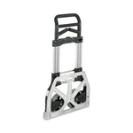 Load image into Gallery viewer, Stow-away Heavy-duty Hand Truck, 500 Lb Capacity, 23 X 24 X 50, Aluminum
