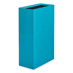 Load image into Gallery viewer, Mixx Recycling Center Rectangular Receptacle, 29 Gal, Steel, Blue, Ships In 1-3 Business Days
