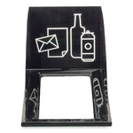 Load image into Gallery viewer, Mixx Recycling Center Lid, Topper Style, 9.87w X 19.87d X 0.62h, Black, Ships In 1-3 Business Days
