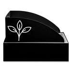 Load image into Gallery viewer, Mixx Recycling Center Lid, Topper Style, 9.87w X 19.87d X 0.62h, Black, Ships In 1-3 Business Days
