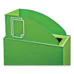 Load image into Gallery viewer, Mixx Recycling Center Lid, Topper Style, 9.87w X 19.87d X 0.62h, Green, Ships In 1-3 Business Days
