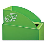 Load image into Gallery viewer, Mixx Recycling Center Lid, Topper Style, 9.87w X 19.87d X 0.62h, Green, Ships In 1-3 Business Days
