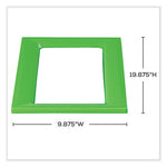 Load image into Gallery viewer, Mixx Recycling Center Lid, 9.87w X 19.87d X 0.82h, Green, Ships In 1-3 Business Days
