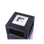 Load image into Gallery viewer, Canmeleon Aggregate Panel Receptacles, 15 Gal, Polyethylene/stainless Steel, Black

