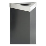 Load image into Gallery viewer, Trifecta Waste Receptacle Lid, No Inscription, 20w X 20d X 3h, Stainless Steel, Ships In 1-3 Business Days
