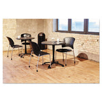 Load image into Gallery viewer, Dome Top Receptacle With Spring-loaded Door, 15 Gal, Steel, Black
