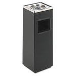 Load image into Gallery viewer, Square Ash &#39;n&#39; Trash Sandless Urn, 3 Gal, Stainless Steel, Black
