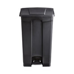 Load image into Gallery viewer, Large Capacity Plastic Step-on Receptacle, 23 Gal, Plastic, Black
