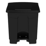 Load image into Gallery viewer, Plastic Step-on Receptacle, 20 Gal, Metal, Black, Ships In 1-3 Business Days
