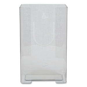 Clear Plexiglas Disposable Glove Dispenser, 1-box, Plexiglas, Clear, 5.5 X 3.75 X 10