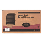 Load image into Gallery viewer, Lever Roll Towel Dispenser, Classic, 12.94 X 9.25 X 16.5, Transparent Black Pearl
