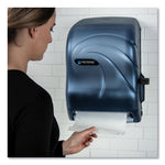 Load image into Gallery viewer, Lever Roll Towel Dispenser, Oceans, 12.94 X 9.25 X 16.5, Arctic Blue
