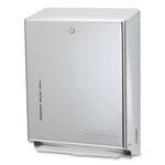 Load image into Gallery viewer, C-fold/multifold Towel Dispenser, 11.38 X 4 X 14.75, Stainless Steel
