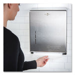 Load image into Gallery viewer, C-fold/multifold Towel Dispenser, 11.38 X 4 X 14.75, Stainless Steel
