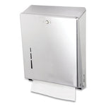 Load image into Gallery viewer, C-fold/multifold Towel Dispenser, 11.38 X 4 X 14.75, Stainless Steel
